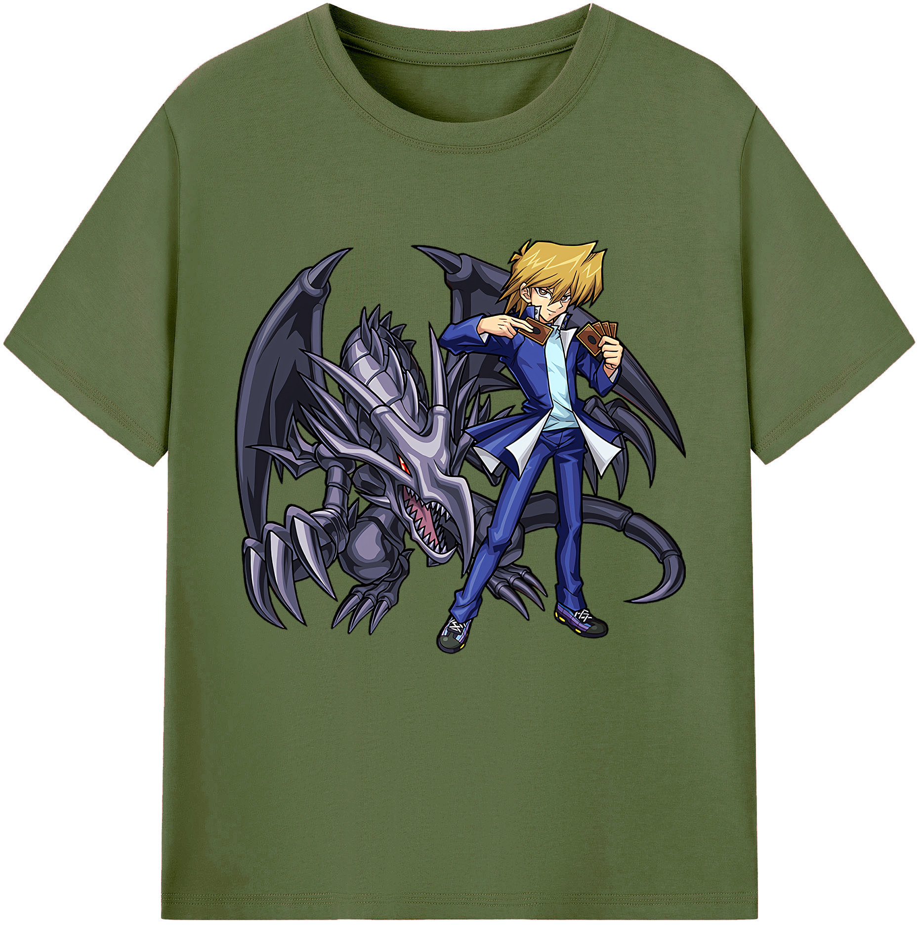 （画像用） 遊☆戯☆王 Yu-Gi-Oh! 綿100％半袖Tシャツ（フロントプリント）
